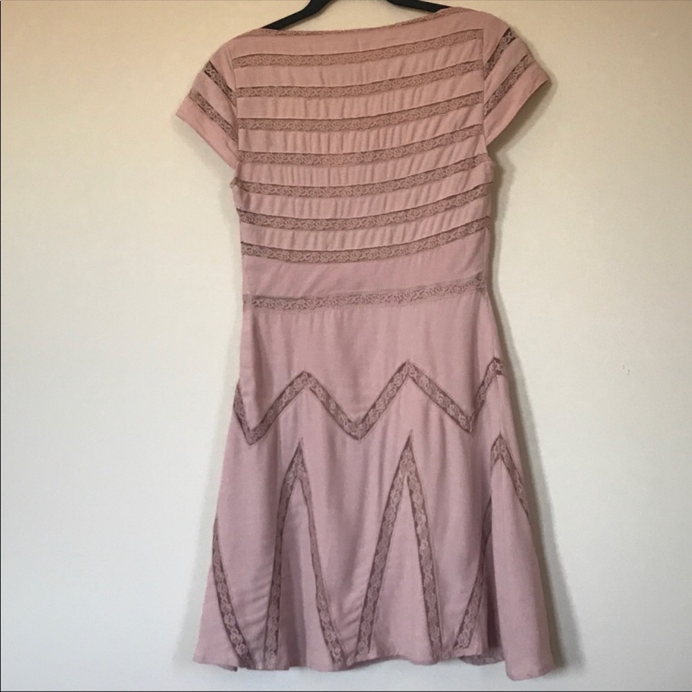 Free People Elle Mini Dress In Toasted Mink NWT - Picture 6 of 8